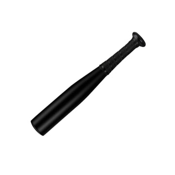 SECOTAN Baseball Bat, Aluminum One Hand Training Bat, Baseball/Softball/Teeball Mini Training Bat, Batting Practice, Tire Pressure Checker, Multi-Purpose Bats for Versatile Use (17inch | Matte Black)