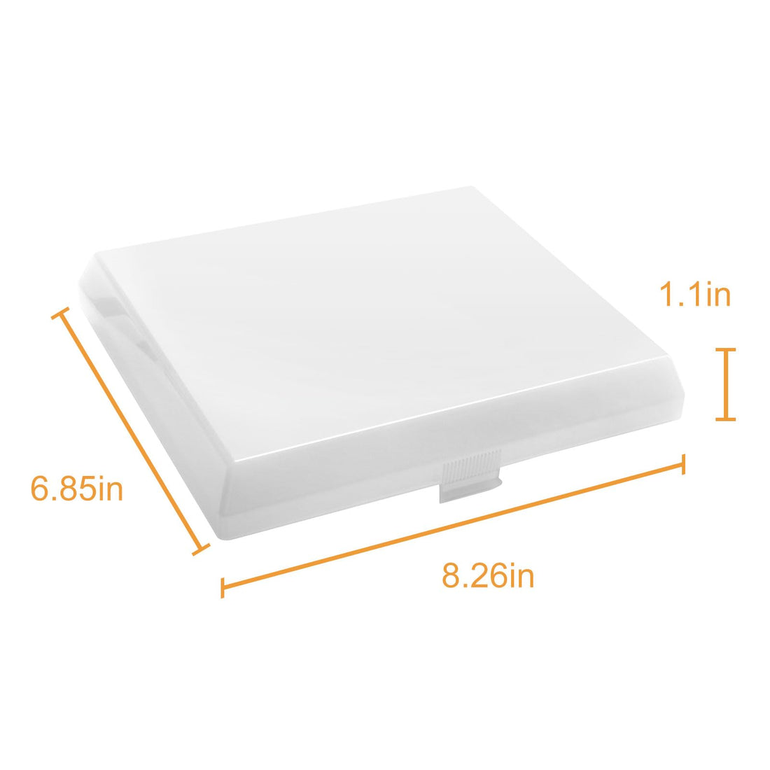 AP5609551 Bathroom Fan Light Cover Fits For Broan Nutone Bathroom Vent Fan Light Lens cover, Replaces For Kenmore S97011813 Exhaust Fan Light Cover, Fits Any Model 8'' x 7'' Light Cover - 1 pack