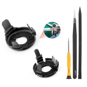 Replacement for DJI Mini 3 Gimbal Shock Absorption Rubber for DJI Mini 3 Pro Damper Rubber Gimbal Camera Shock Absorber Drones Accessories Parts with Repair Tools(Left and Right Rubber)