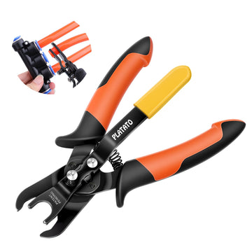 PLATATO Push to Connect Fittings Disconnect Tool Air Line Removal Tool for 3/8”, 1/2” (10-12mm) Pneumatic Air Hose Quick Connect Fittings Quick Release Pliers