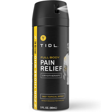 TIDL Cryotherapy Instant Cooling Topical Pain Relief Spray, 3 fl oz