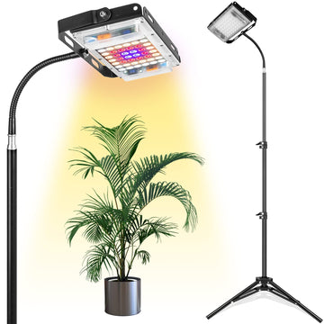 LBW Grow Light with Stand, Full Spectrum Grow Lights for Indoor Plants