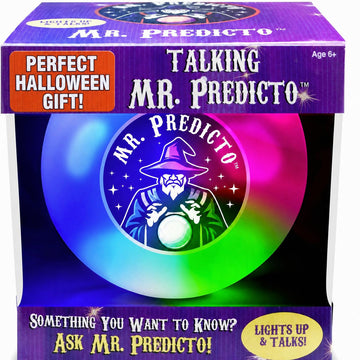 Talking Mr. Predicto Crystal Ball Fortune Teller, Lights Up as He Answers