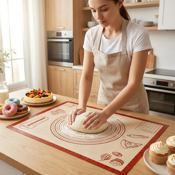 Non-slip Silicone Pastry Baking Mat 28''x 20'' Extra Large for Pastry Bread
