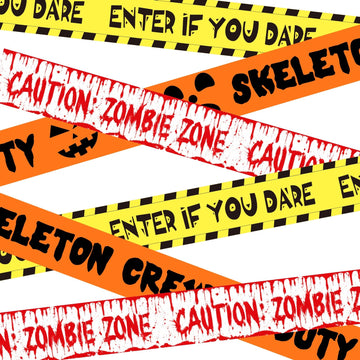 3Pack Halloween Decorations, 3 In X 90Ft Caution Tape for Indoor&Outdoor
