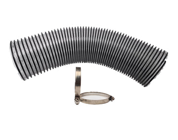 69860 41882 Lawn Vacuum Hose Replacement for Agri-Fab, 6" x 84" Cut-to-Fit Flex Hose with 2 Clamps for Mow-N-Vac & Chip-N-Vac 45-0567 45-0577 45-0578 Zero Turn Mower